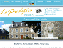 Tablet Screenshot of chambre-hote-paimpol.fr